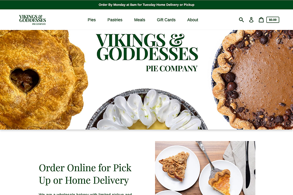 Vikings & Goddesses Website